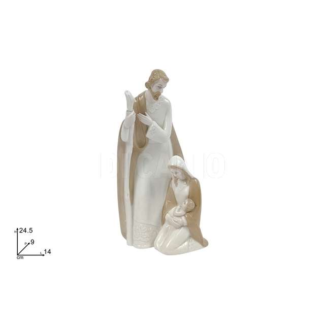 Nativita' 24,5cm ceramica beige - Principale