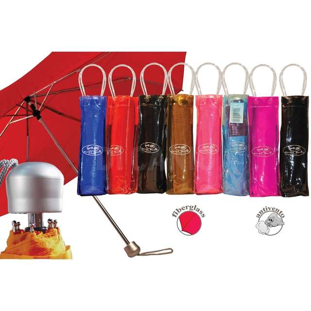 Ombrello mini lusso con borsetta stecche fibergalss - Principale