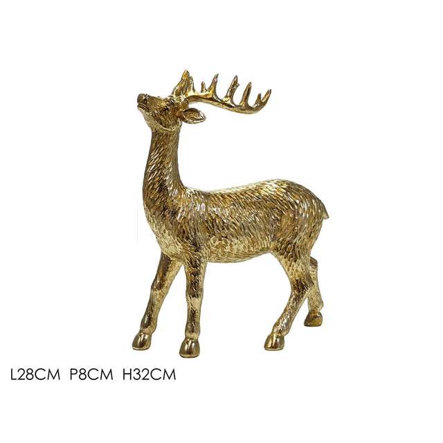 Renna h32cm oro - Principale