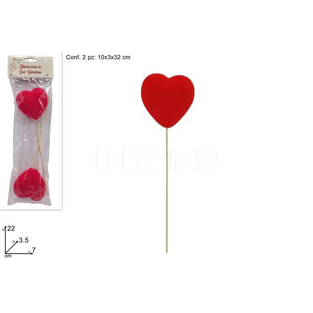 Spilloni 2 cuori san valentino - Principale
