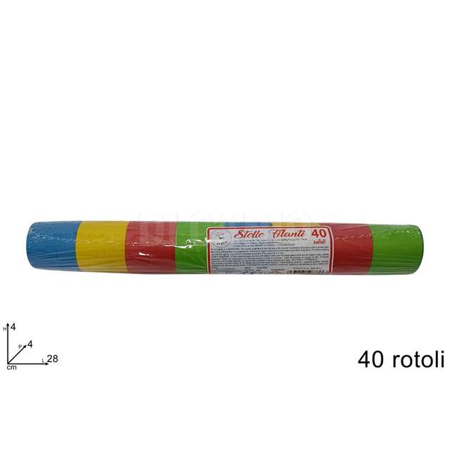 Stelle filanti 40 rotoli - Principale