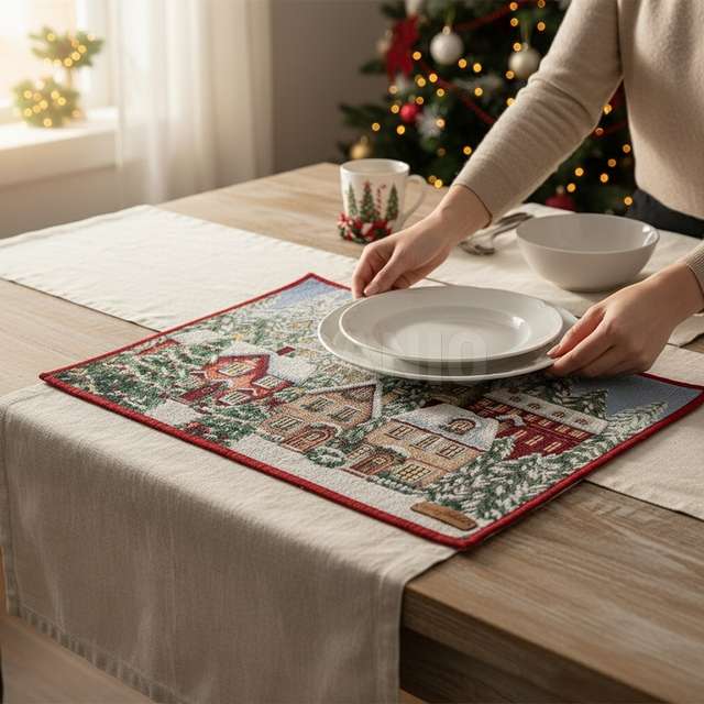 Tappeto antiscivolo in poliestere 48x69 cm - Principale