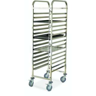 CARRELLO PORTA TEGLIE 16 RIPIANI CM.60X4