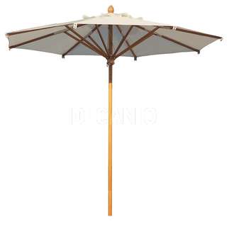 OMBRELLONE PALLADIO ST 2.5 ACR ECRU PALOIN LEGNO IROKO PER CONTRACT